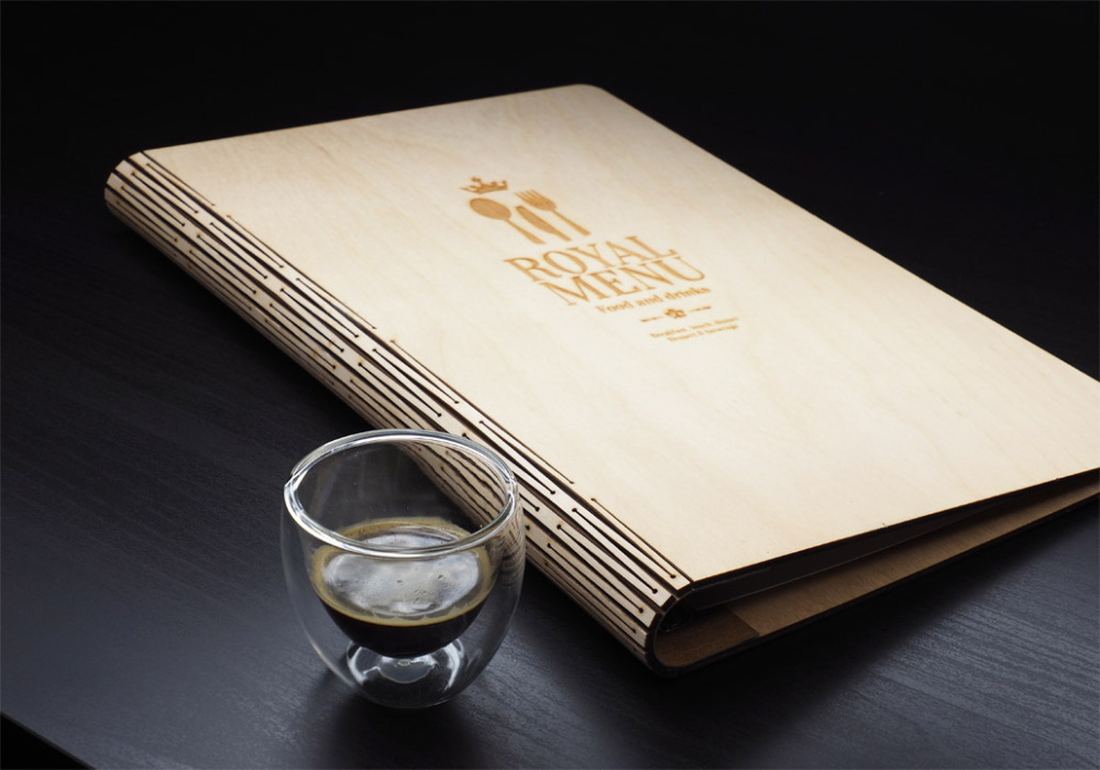 Logo trade promotional gifts picture of: Menu cover 1109121