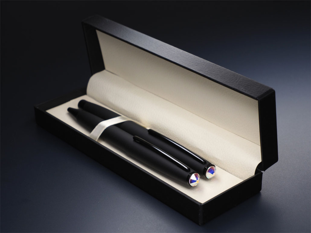 Logo trade promotional items picture of: Swarovski Crystal Pen set 1236036