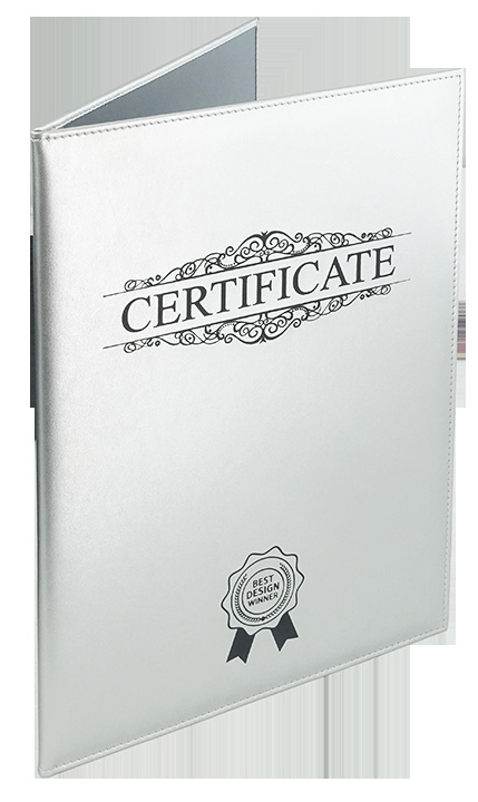 Logo trade promotional merchandise image of: Certificate cover 152119