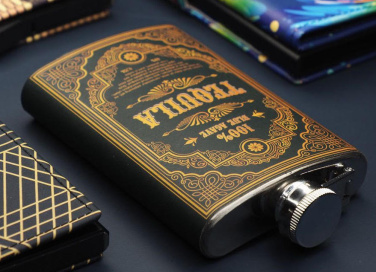 Logo trade promotional merchandise image of: Hip flask 425119