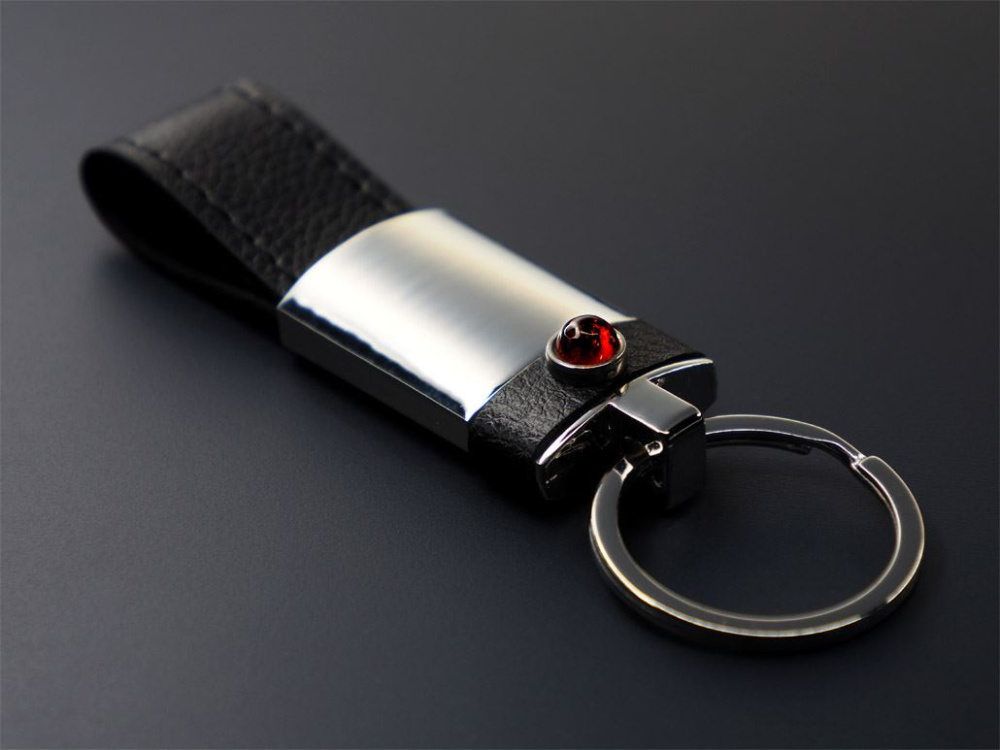 Logo trade corporate gifts picture of: Amber Keyring  1291095