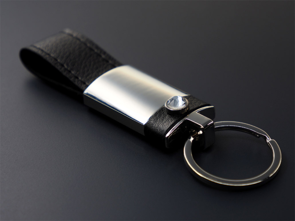 Logo trade promotional items picture of: Swarovski Crystal Keyring 908095