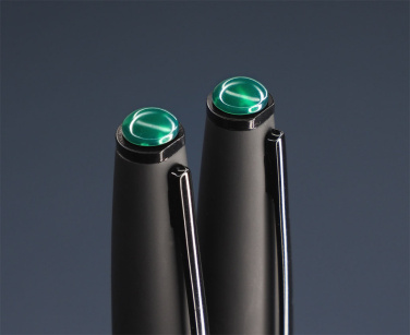 Logotrade promotional product picture of: Agate stone Pen set 1289036