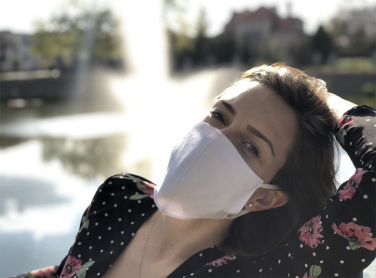 Logotrade corporate gifts photo of: VENUS PRO cotton face mask with a pocket an HEPA filter 1378165
