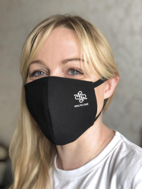 Logo trade promotional product photo of: VENUS PRO cotton face mask with a pocket an HEPA filter 1378165