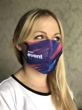 Logotrade business gift image of: VENUS PRO cotton face mask with a pocket an HEPA filter 1378165