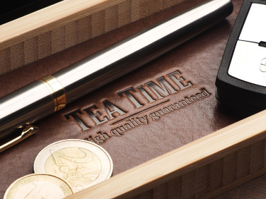 Logo trade advertising product photo of: Wooden desk organiser 1852292