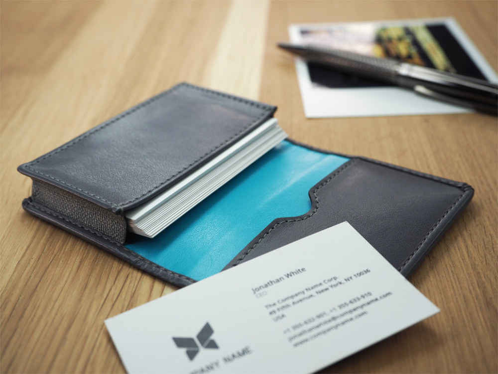 Logotrade promotional giveaway picture of: Business card holder 227119