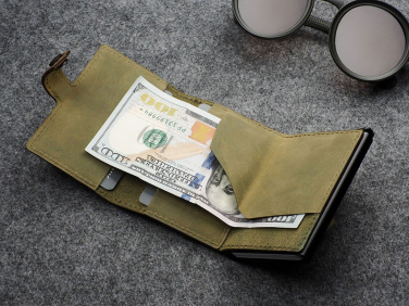 Logo trade promotional products picture of: RFID wallet - Hunter Leather 2109284