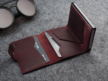 Logotrade promotional giveaway picture of: RFID wallet - Hunter Leather 2109284