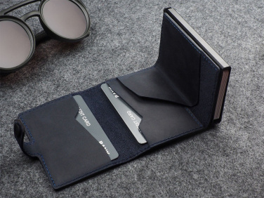 Logo trade promotional item photo of: RFID wallet - Hunter Leather 2109284