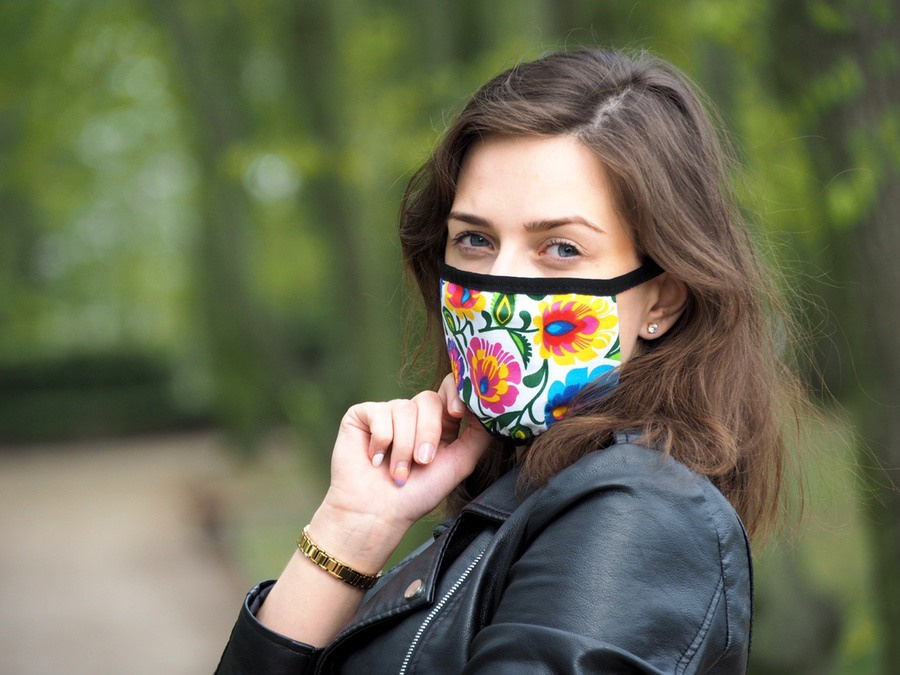 Logotrade corporate gift image of: MARS cotton mask (size L) 1569165