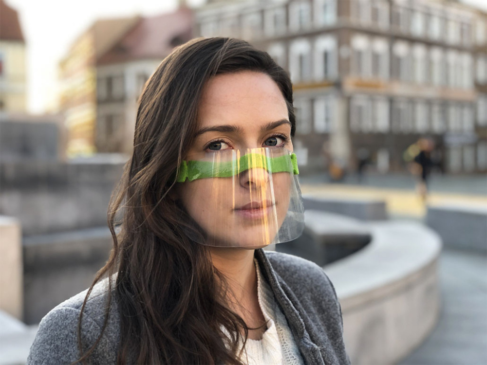 Logotrade business gifts photo of: HESTIA clear face shield-mask for mouth and nose 1452162