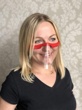 Logotrade corporate gift picture of: KALIPSO clear face shield-mask for mouth and nose 1447162