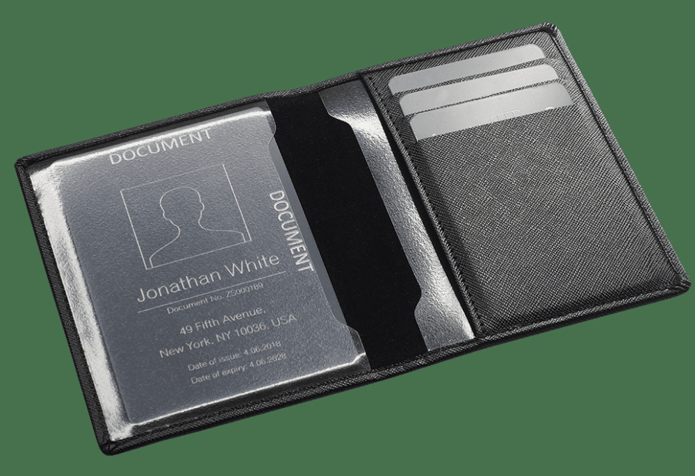 Logo trade promotional items image of: Document wallet 889113