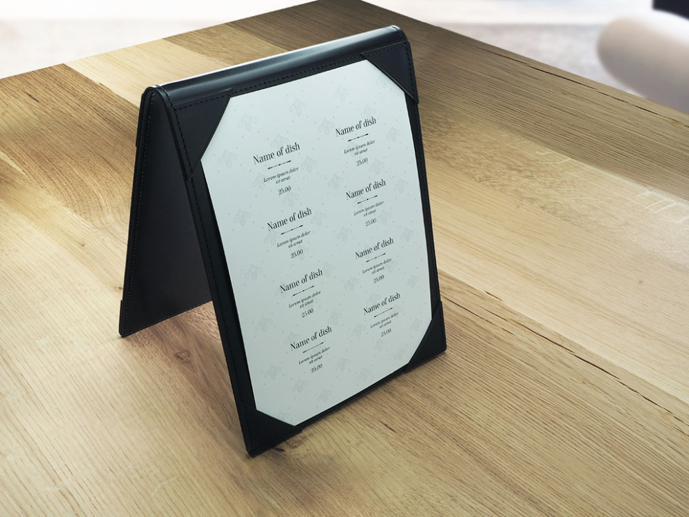 Logotrade promotional giveaway picture of: Promo menu 1605094
