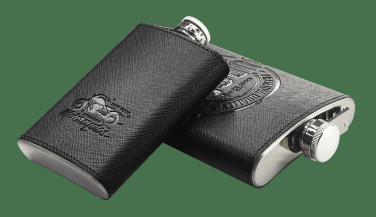 Logo trade business gifts image of: Hip flask 426113