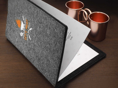 Logo trade promotional items image of: Menu cover Ambiente 1643246