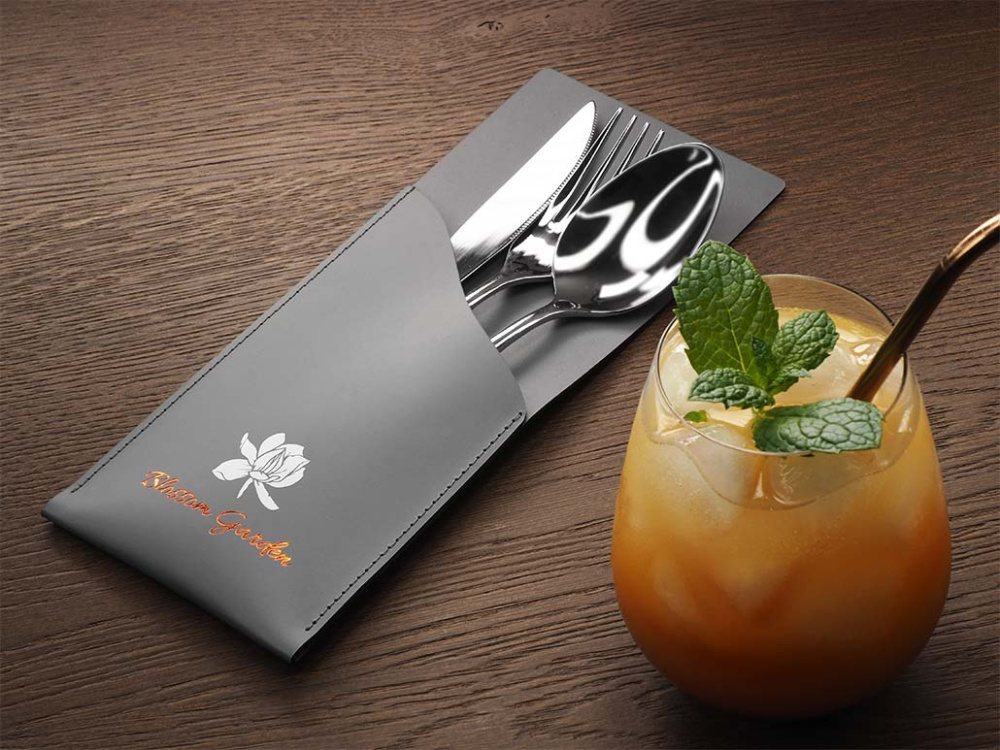 Logo trade promotional merchandise image of: Cutlery case 1598094