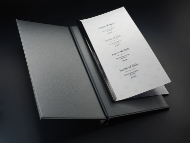 Logo trade advertising products image of: Menu cover 1680280