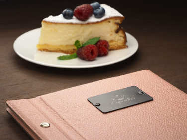 Logo trade promotional items image of: Menu cover 1087281