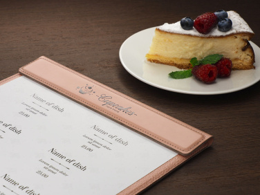 Logo trade business gift photo of: Menu cover 1241281