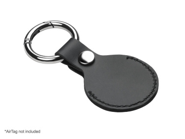 Logo trade business gifts image of: Keyring with holder for AirTag 1914094