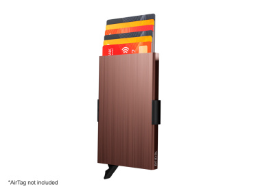 Logo trade advertising products picture of: RFID credit card case with holder for AirTag 2163155