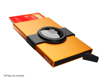 Logo trade promotional merchandise picture of: RFID credit card case with holder for AirTag 2163108