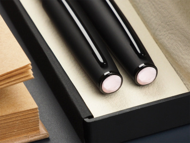 Logotrade corporate gift image of: Opal stone Pen set 1286036
