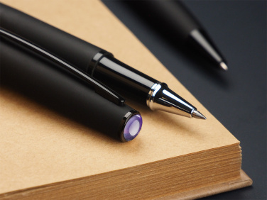 Logotrade promotional gift image of: Amethyst Pen set  1288036