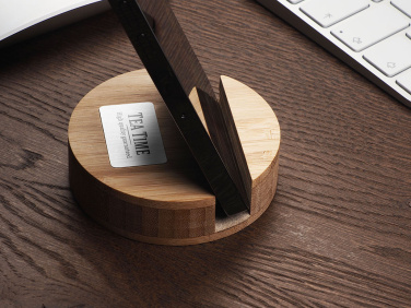 Logotrade promotional item picture of: Wooden telephone stand 1833292
