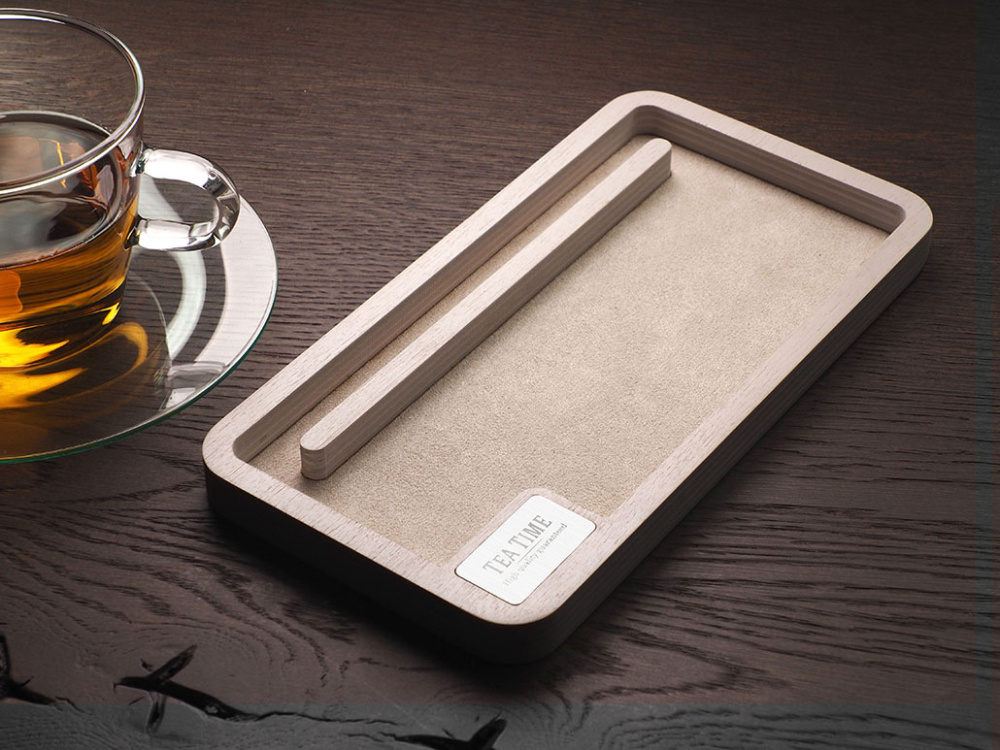 Logotrade corporate gift image of: Wooden desk organiser 1818121