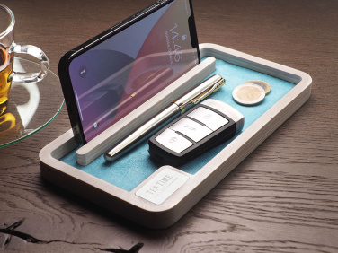 Logo trade corporate gifts image of: Wooden desk organiser 1818121