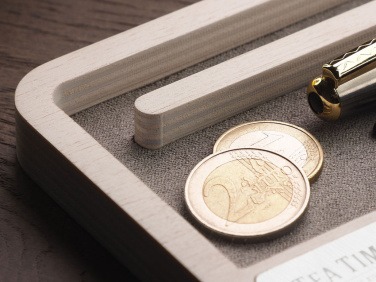Logo trade promotional item photo of: Wooden desk organiser 1818121