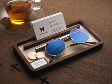 Logo trade promotional merchandise image of: Wooden desk organiser 1818121