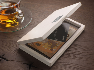 Logotrade corporate gift picture of: Wooden bill box 1816121