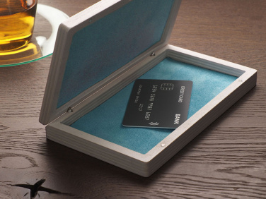 Logo trade promotional products image of: Wooden bill box 1816121