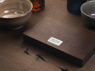 Logotrade promotional merchandise image of: Wooden bill box 1816121