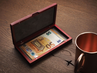 Logotrade advertising products photo of: Wooden bill box 1816121