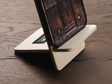 Logo trade promotional merchandise photo of: Wooden telephone stand 1834121