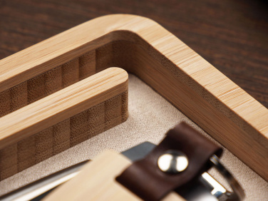 Logo trade promotional gift photo of: Wooden desk organiser 1818292