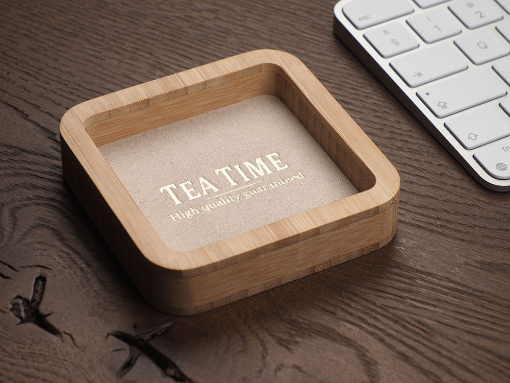 Logo trade advertising products picture of: Wooden desk organiser 1849292