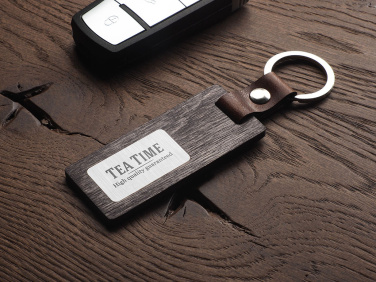 Logotrade promotional product image of: Wooden keyring 1853121