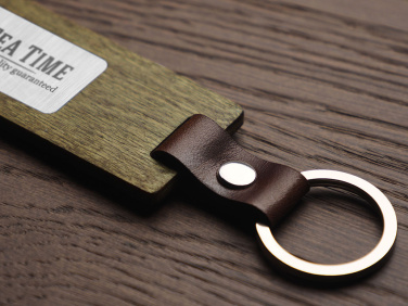 Logotrade promotional gift picture of: Wooden keyring 1853121