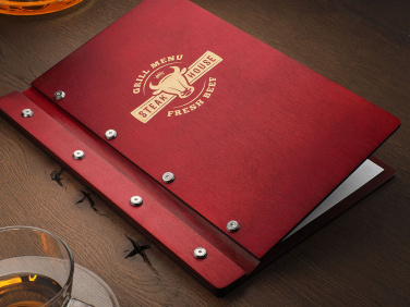 Logo trade promotional products image of: Menu cover 1860121