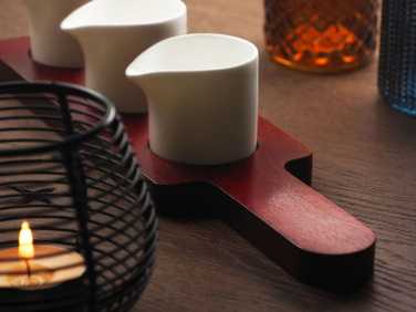 Logotrade corporate gifts photo of: Wooden 3 Shot Serving Board 1863121