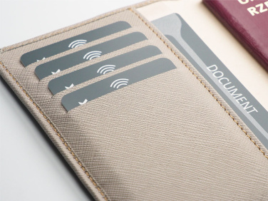 Logotrade corporate gift image of: RFID passport case 1301113