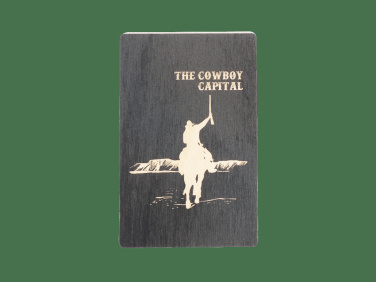 Logo trade promotional giveaway photo of: Wooden magnet 2034121