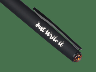 Logotrade promotional giveaway image of: Ball pen with AMBER stone 2070036